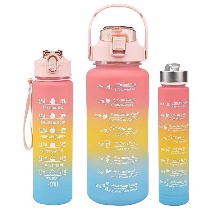 See full amazon price history chart for STAGER Water Bottle Leakproof Durable BPA-Free Unbreakable Water Bottle with Motivational Time Marker for Office, Home, Outdoor Fitness and Gym (2000ML-800ML-300ML) (Assorted) STAGER Water Bottle Leakproof Durable BPA-Free Unbreakable Water Bottle with Motivational Time Marker for Office, Home, Outdoor Fitness and Gym (2000ML-800ML-300ML) (Assorted) (B0D7ZRB56N) Amazon Price History, Amazon Price Tracker