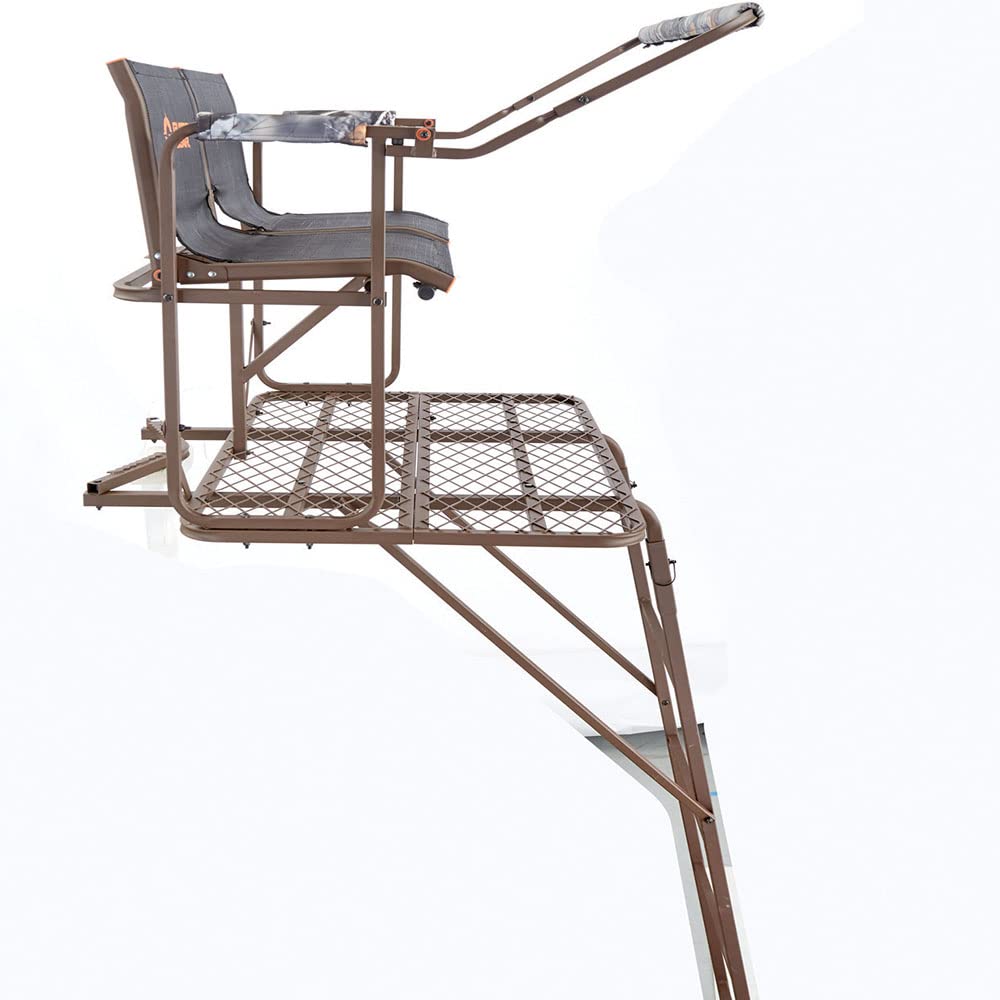 Amazon.com: Guide Gear 17' 2-Man Ladder Tree Stand Climbing Hunt Seat,  Hunting Gear Equipment Accessories : Sports & Outdoors