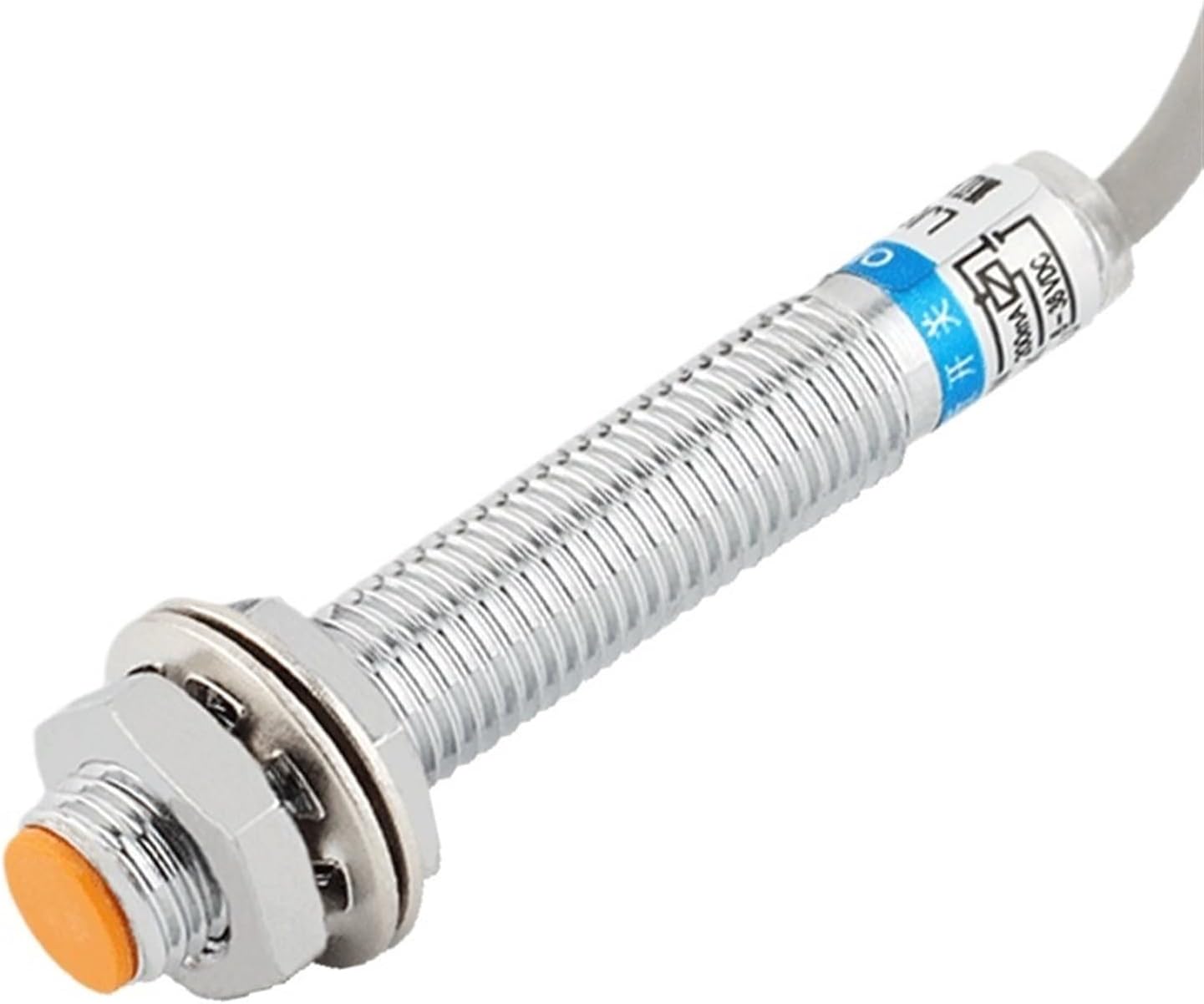 M8 non-flush cylinder inductive proximity sensor switch LJ8A3-2-Z/BY PNP NO DC three wire sensor 2mm (Color : AC 2 Wire NO, Size : 8MM_1MM)