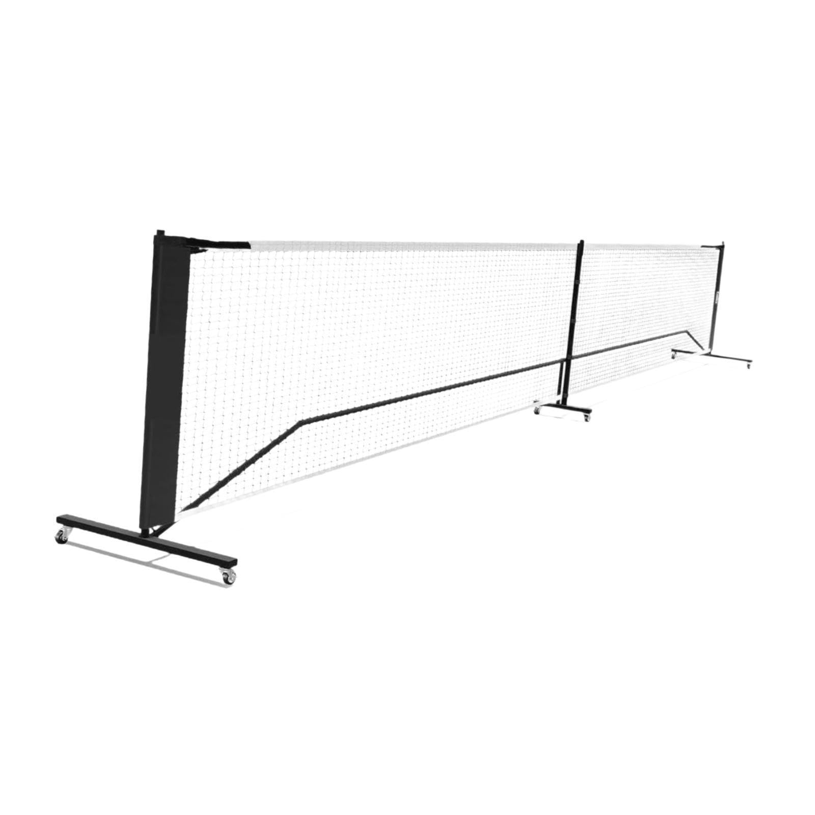 Rete da Tennis regolamentare di Dimensioni Standard con Struttura in Metallo, Montaggio Semplice e Costruzione Durevole, Gioco competitivo, Rete da Badminton da 22 Piedi