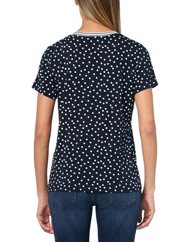 Image of Nautica Women's Solid V-Neck Short Sleeve T-Shirt Shirt