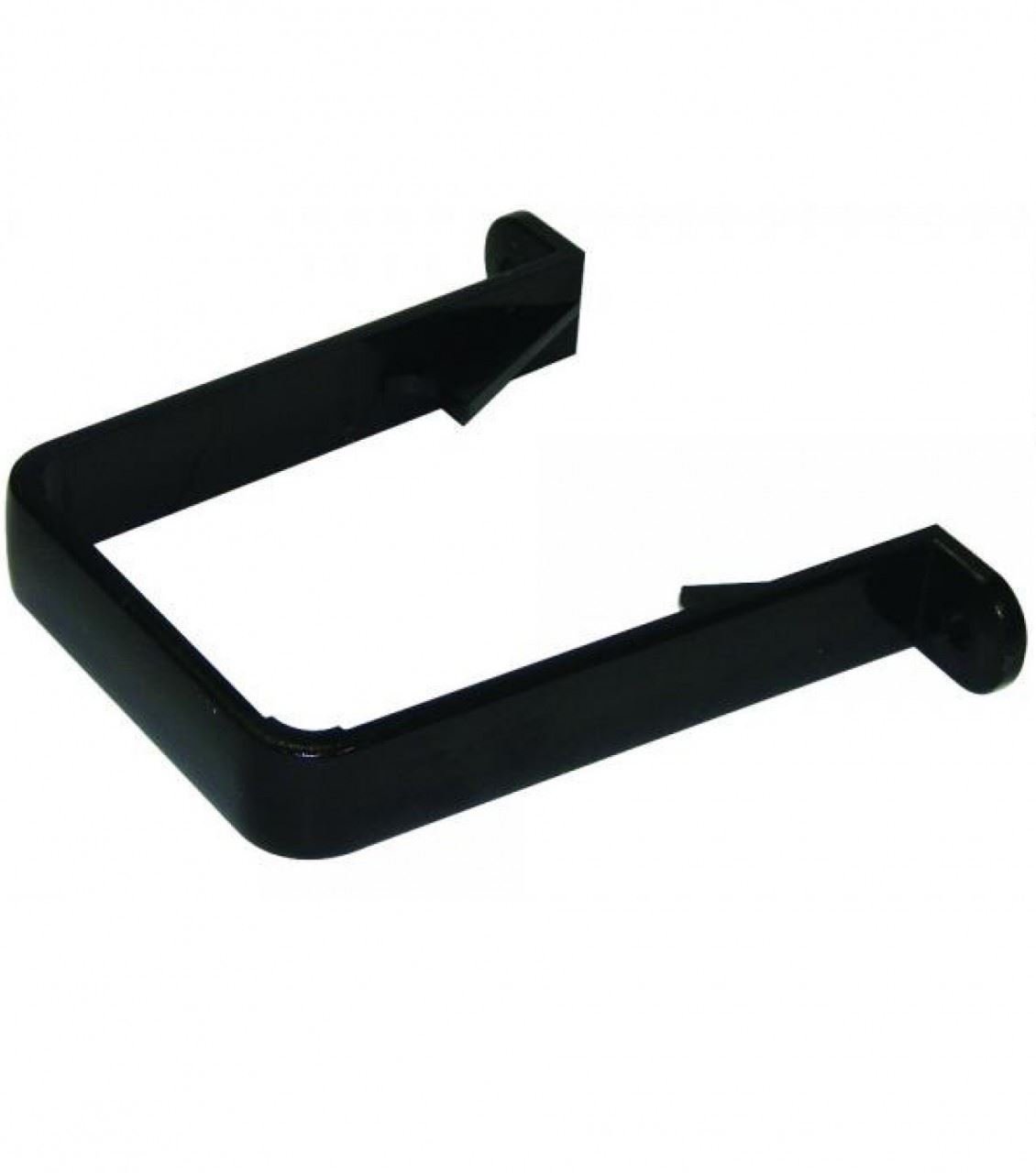 FloPlast 65mm Square Pipe Clip - Standard Black