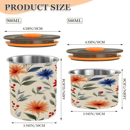 Envase Hermético de Acero Inoxidable para Café 900ml miniatura 2