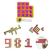 Simple Dimple Digit Toys Fidget Sensory Toys Set Pop Puzzle Building Blocks， It can Change Shape...