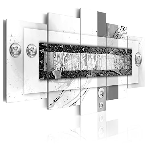murando - Cuadro de cristal acrílico 200x100 cm Impresión de 5 Piezas Pintura sobre Vidrio Imagen Gráfica Decoracion de Pared Abstraccíon a-C-0031-k-m