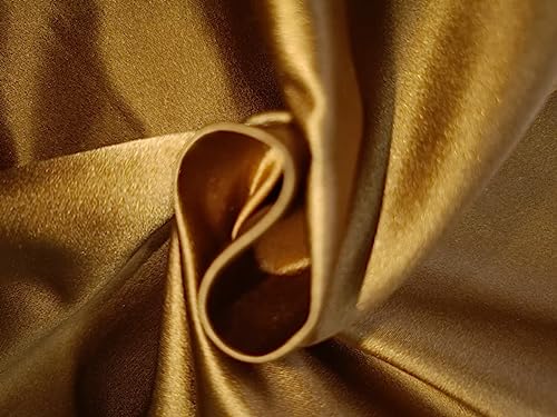 Soie Duchesse couleur noyer satin de luxe pour haute couture
