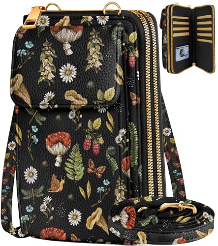 Image of Miss Adola Zipper Cell Phone Crossbody Bag for Women