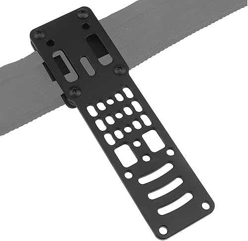 Miniatura 5 de WoSporT Funda táctica de hundimiento para colgar en la pierna, placa de extensión ajustable, adaptador modular de metal, organizador de caída de