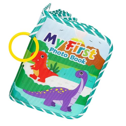 Rrlihjgu - Álbum de fotos Premier para bebé, diseño de dinosaurio para bebé, con memoria segura con espejo para niños y niñas, 10 x 15 cm