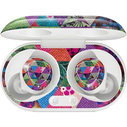 Skinit Decal Audio Skin Compatible with Galaxy Buds+ - Officially Licensed Originally Designed Quilted Spring Design