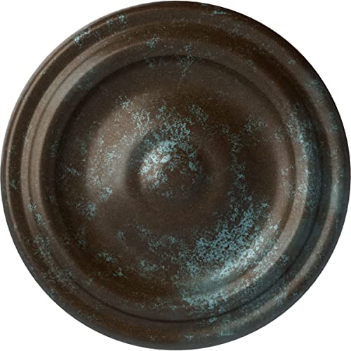 Image of 9 5 /8 inchOD x 1 1 /8 inchP Maria Ceiling Medallion (Fits Canopies up to 1 3 /4 inch), Bronze Blue Patina