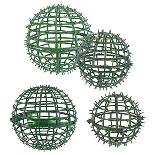 4pcs Flower Arrangement Party Flower Holder Festival Supplies Flower Ball Rack Wedding Supplies Grass Ball Rack Grass Ball Shelf Wedding Props Grass Ball Holder Grass Ball Frame