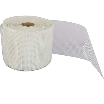 Aosikate Fiber Glass Mesh Fiber Roll | Width 150 mm, 6 Inch | Length 50 Meters | Thickness 145 GSM