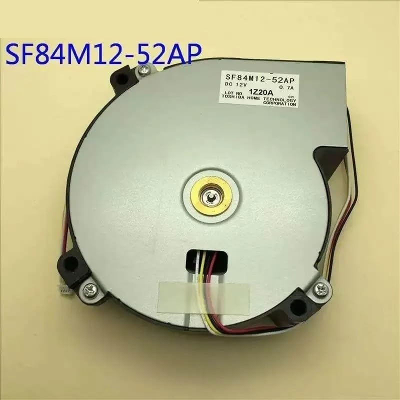 SF84M12-52AP DC 12V 0,7A Ventola for proiettore, compatibile con Epson, CH-TW7200 TW8200W TW8300W TW9300 TW8500C TW8515C TW9500C TW9510C Ventola di raffreddamento incorporata nel proiettore