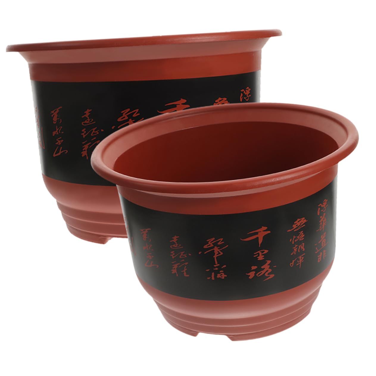 2pièces Pots De Fleurs Plastique pour Orchidées Contenants De Jardin Modernes avec Drainage Optimal pour Décoration Intérieure Et Extérieure