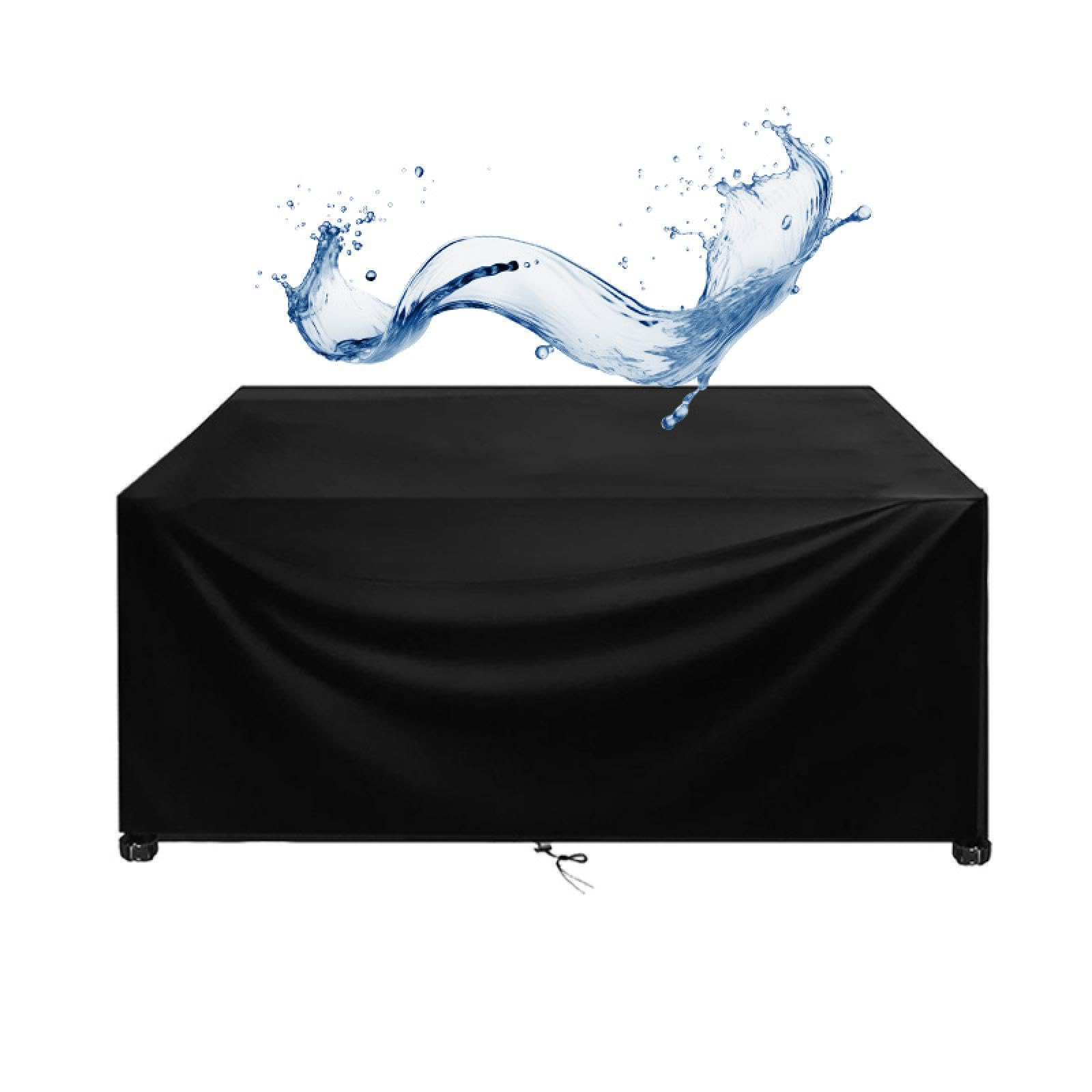 Garden Covers Waterproof 190x80x90cm/LxWxH Outdoor Garden Table Cover,Heavy Duty 600D Oxford PU Coating,Anti UV/Tear,Rattan Furniture Covers Rectangular