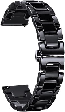 Ceramic Watch Band 20mm 22mm Women Men Replacement Band Universal Watch Band Watch Bracelet Suitable For Traditional Or Smart Watch