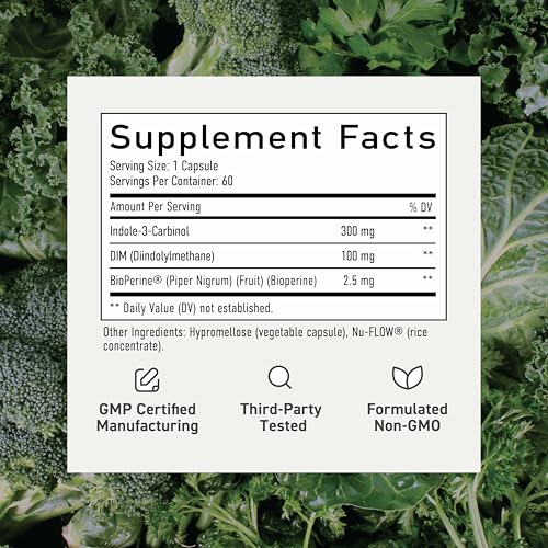 Smnutrition Dim & Indole 3 Carbinol For Hormone Balance For Women & Men | Metabolism Support, Estrogen Balance, Menopause Supplements For Womens Health, Antioxidants thumb #5