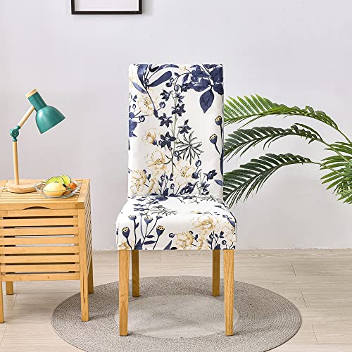 HZDHCLH Chair Covers Set of 4/6 Stretch Modern Chair Slipcovers for Dining Room Kitchen Wedding Party Washable Chair Protector(4pcs - Image 2