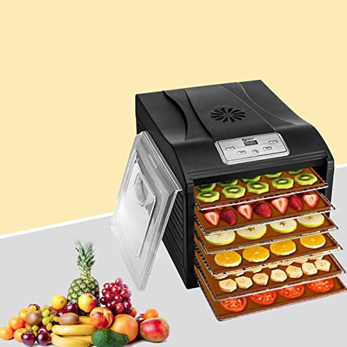 6Pcs Silicone Dehydrator Sheets - Nonstick Fruit Leather Trays For Dehydrator With Silicone Scraper Compatible With Cosori Cp267-Fd High Temperature Resistance Reusable For Fruits Meat Vegetables Herbs #TOP1