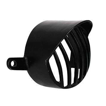 Ramanta Bullet Classic 350 Back Light Cover Metal Bullet Back//Tail Light Grill Compatible Only with Bullet Classic 350 & 500 CC - Model Year 2021 (Pack of 1, Black with Cap)