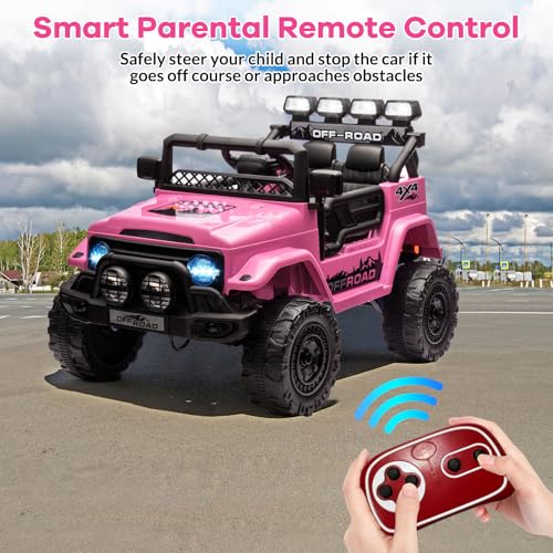 image for GarveeLife 12V Ride On Car for Kids Age 3-8,Battery Powered Electric R