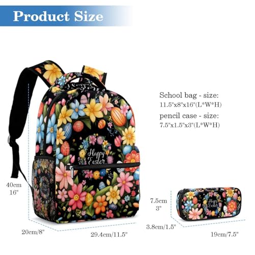 Lot de 2 cartables avec trousse à crayons grand format contre le manque de place - 2