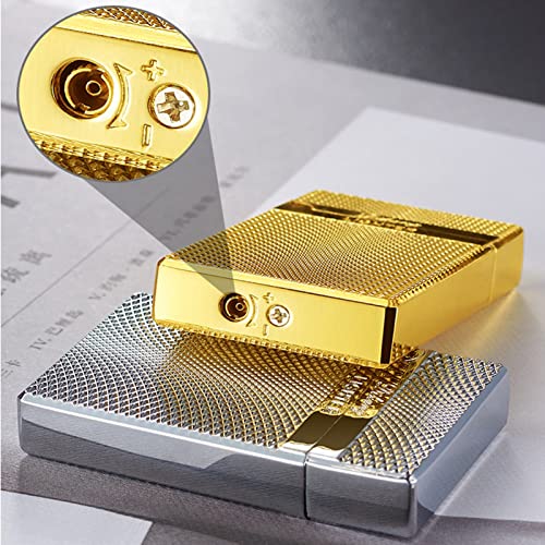 Encendedor Metálico Clásico de Soplete Recargable miniatura 3