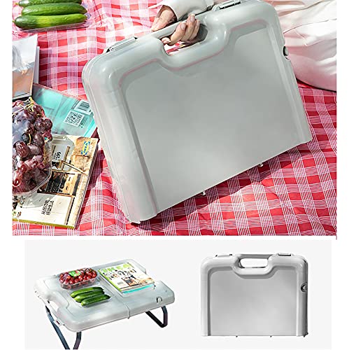 Table de camping portable idéale pour vos repas sur la plage