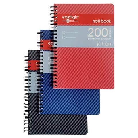 Noti A5 Jot-On Notebook, Pack of 3 Cover