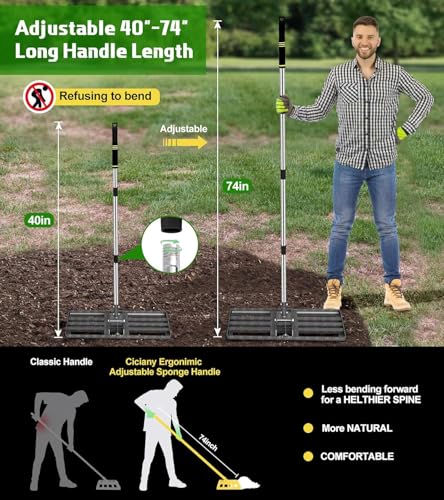 Lawn Leveling Rake 30"x10" - image 3