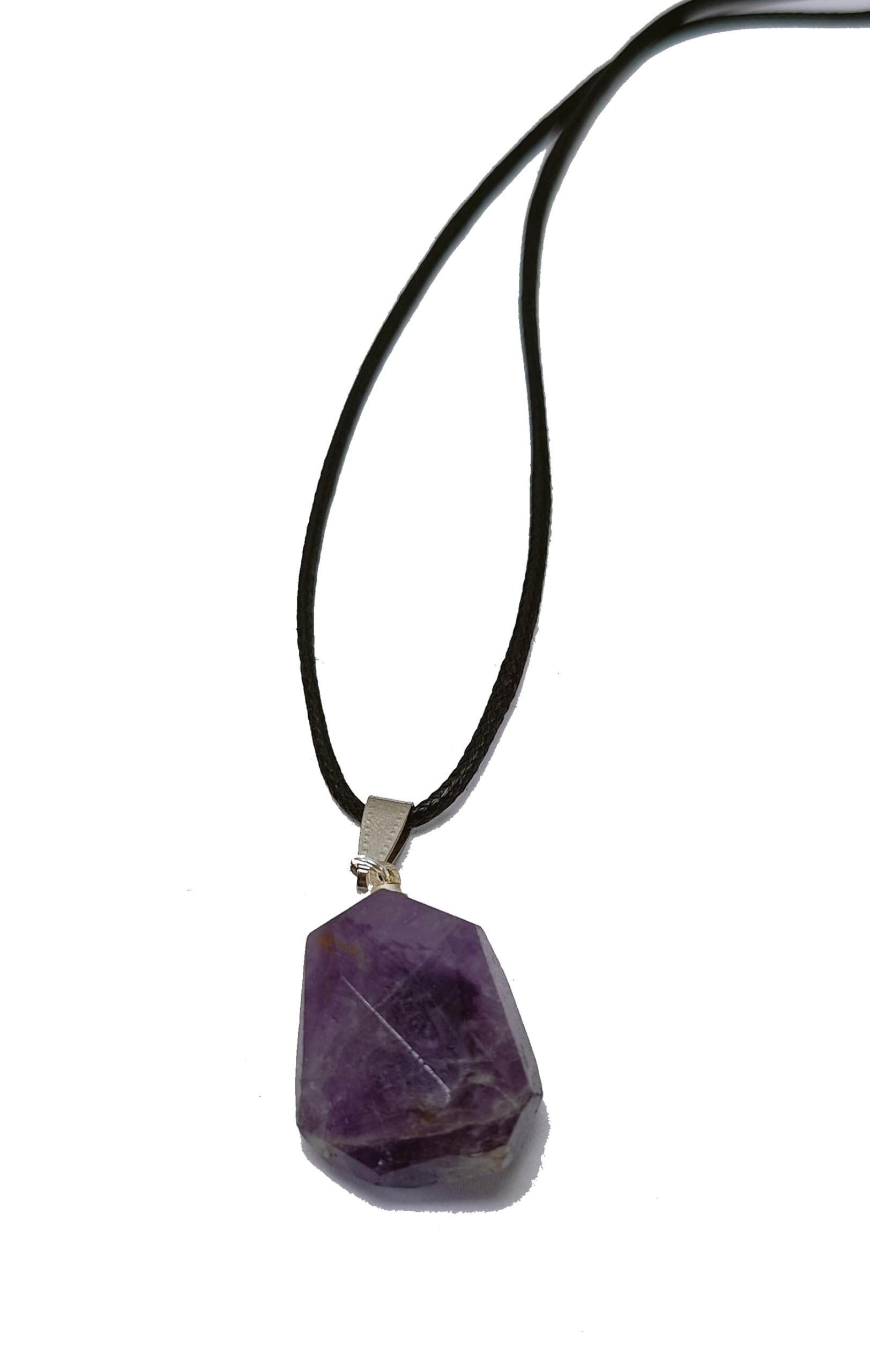 Natural Stone Healing Amethyst Tumbled Crystal Stone Tumble Pendant-image-25