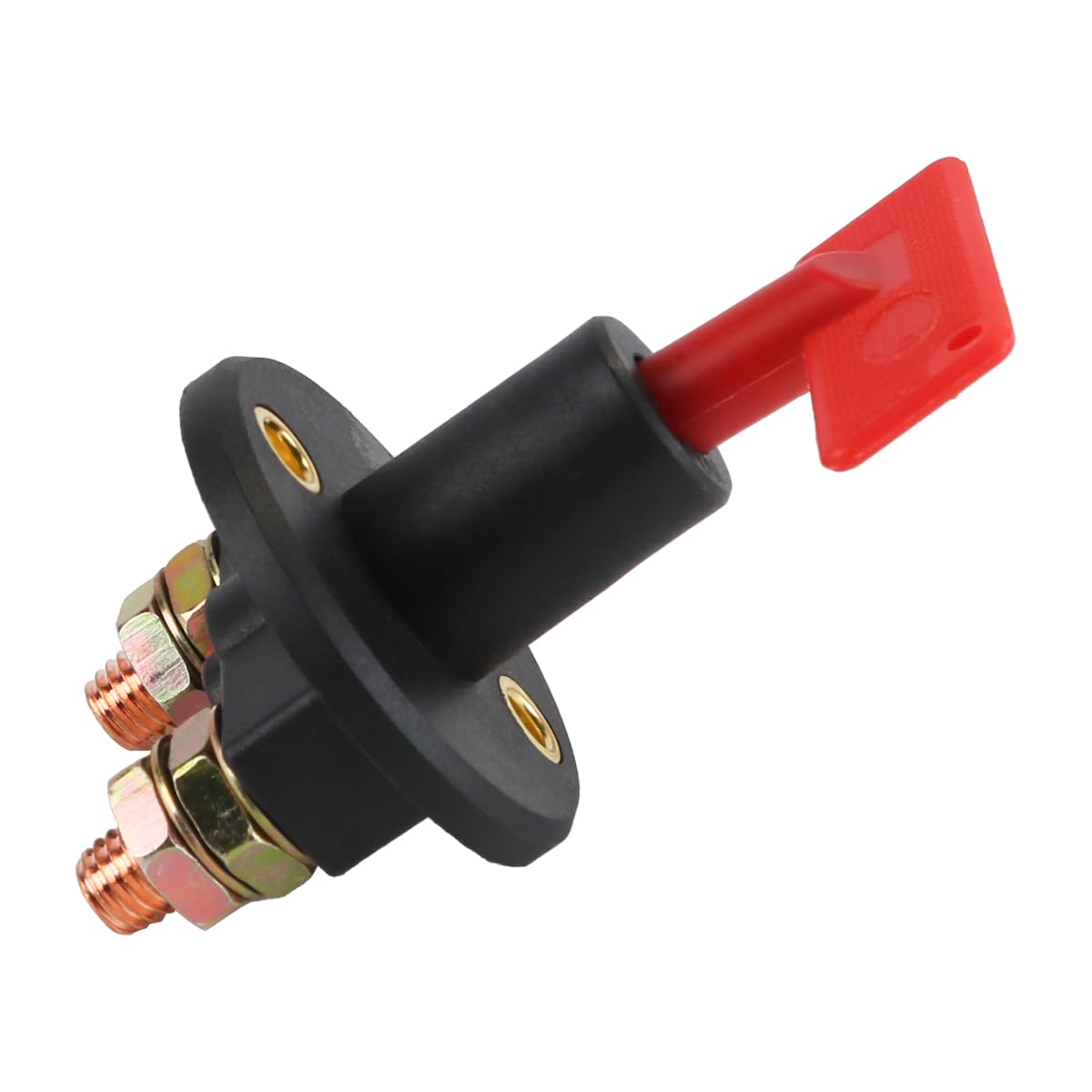 Namvo Battery Disconnect Switch with 2 Keys - 6V 12V 24V Battery Kill Switch, Isolator Cut Off Power for Marine Boat RV ATV Auto Truck,On/Off 2 Position, Waterproof Cover for Key Hole-image-35