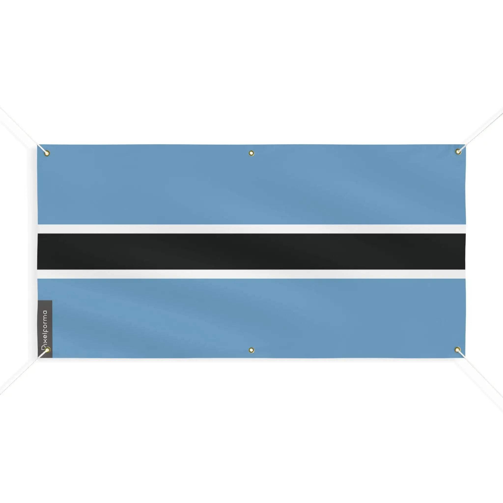 Drapeau du Botswana 90x180cm pavillon extérieur grand mât 6 œillets - 4