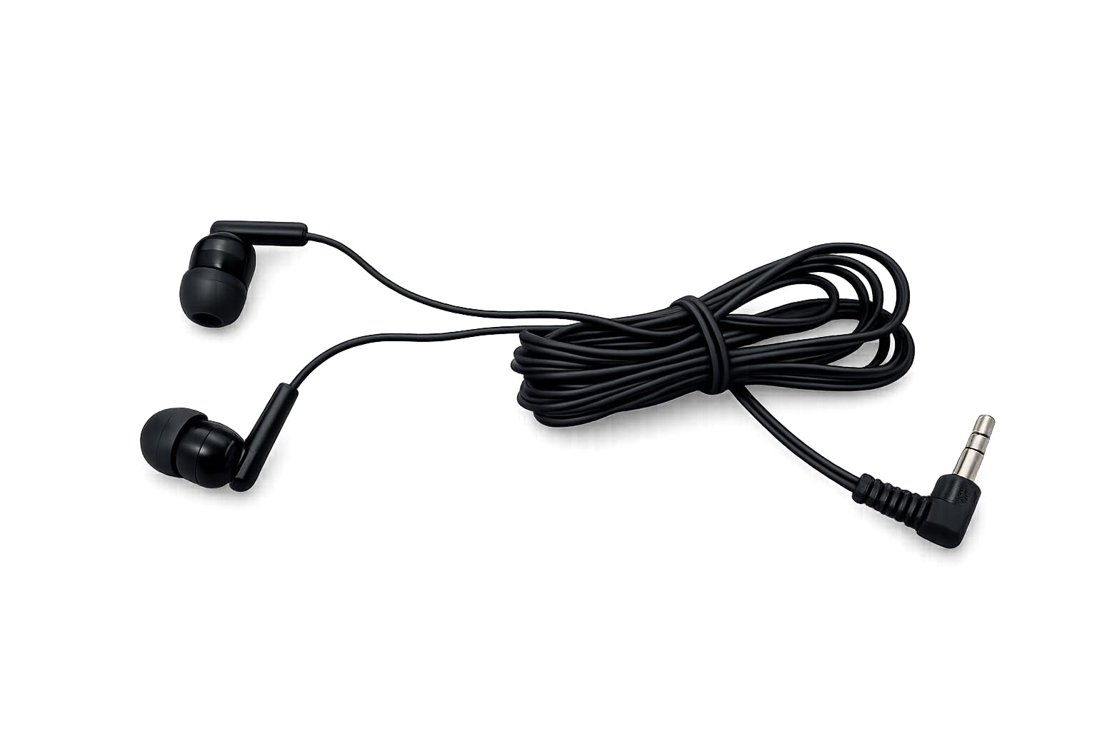 Auriculares Desechables Éstereo negros Jack 3.5 mm Bolsa 100 Unidades