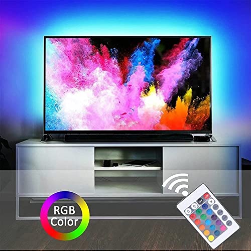 Cinta LED RGB 13.1ft 240 LED con control remoto y batería miniatura 4