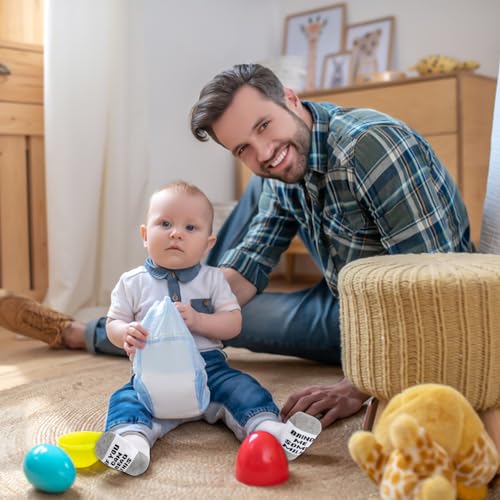 Dad Baby Matching Socks, New Dad Gifts, Cotton Daddy and Baby Socks, Men Husband Son Gift Idea Fathers Day Birthday Christmas, Baby Shower Gifts for Girls Boys3