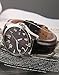 Guess Men's W65012G1 Brown Leather Quartz Watch with Brown Dial