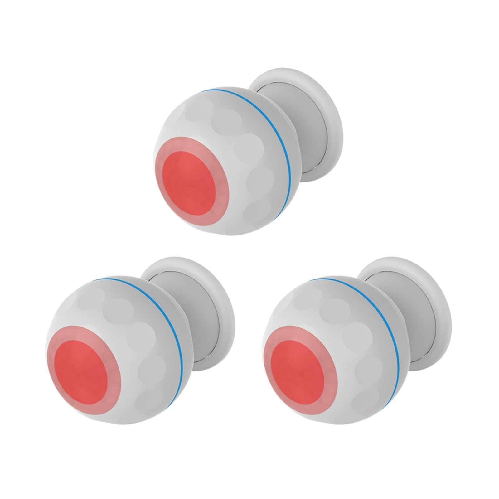 CUDTAPI Motion Sensor Mini Infrared Human Body Detector Movement Alarm With Magnet Bracket Home Security(3PCS)