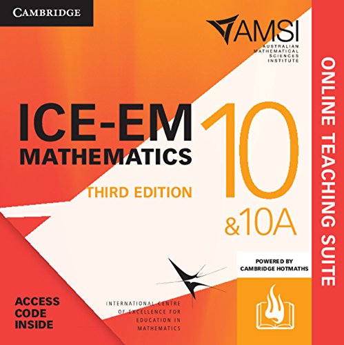 Ice Em Math ICE-EM Mathematics Year 10&10A Online Teaching Suite Card: Brown, Peter ...