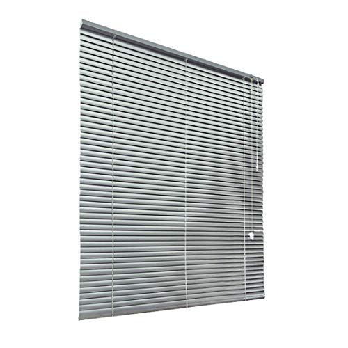 HSYLYM Aluminum Venetian Blinds (100 * 130cm, Grey)