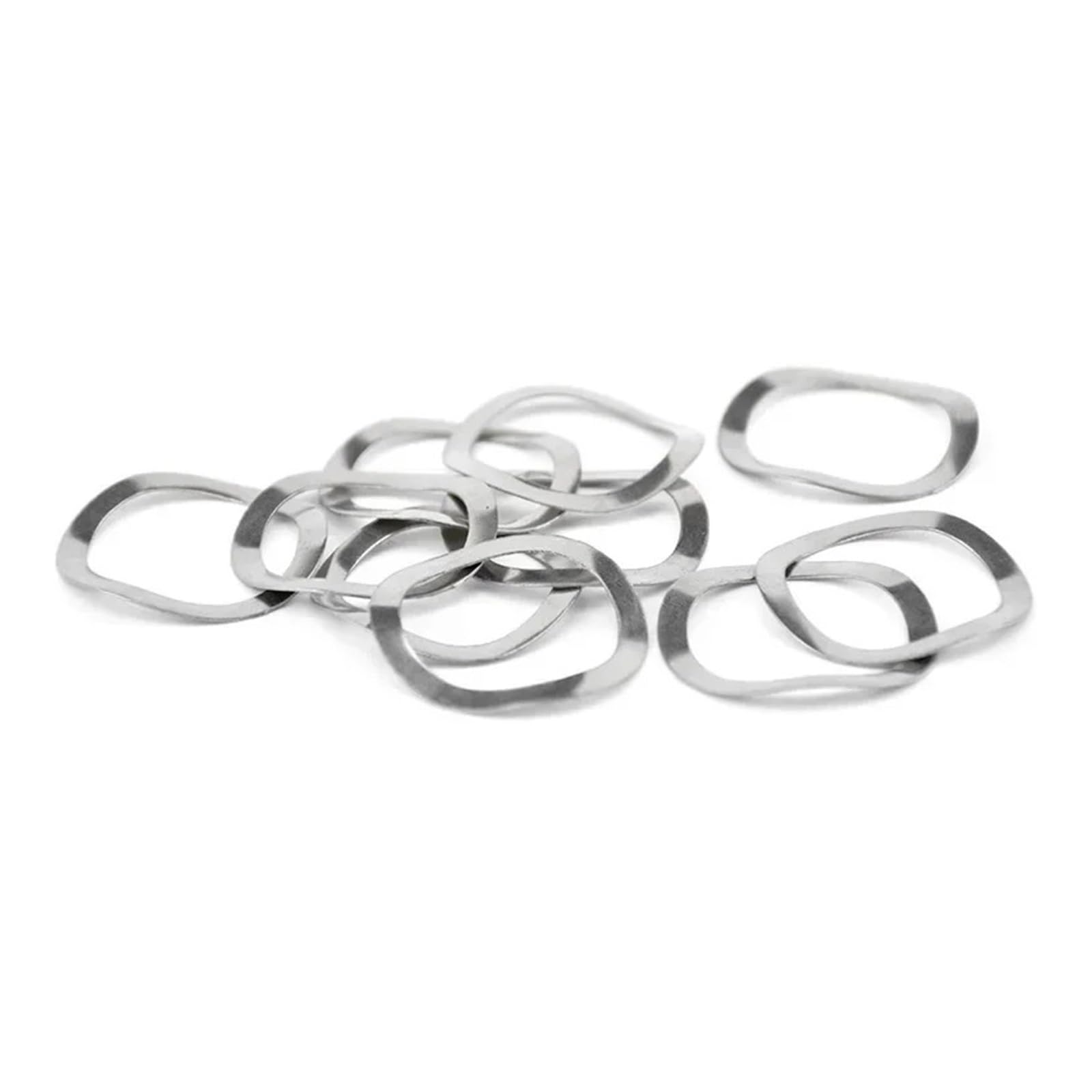 304 Acier Inoxydable M3 M4 M5 M6 M8 M10 M12 M16 Trois Vagues Entretoises Crête Ressort Rondelle Joints Anneau(M16x21x0.3)
