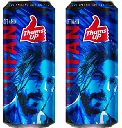 Thums Up Soft Drink Can 300 ml (Pack of 2) Unique