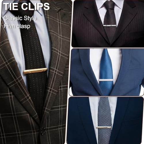 Set de 30 Mancuernillas y Clips para Corbata Hombre miniatura 6