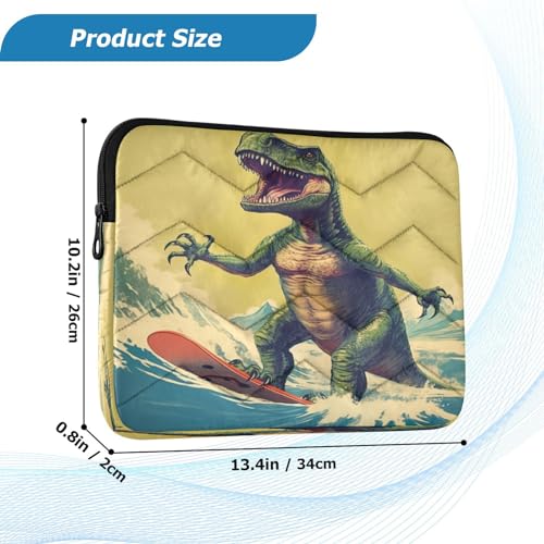 Funda para laptop dinosaurio vintage 13-14 pulgadas miniatura 3