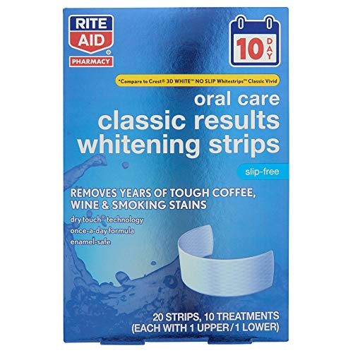 Rite Aid Classic Results Whitening Strips, 20ct