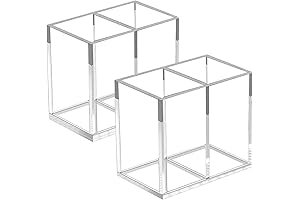 hiimiei Clear Makeup Brush Holder