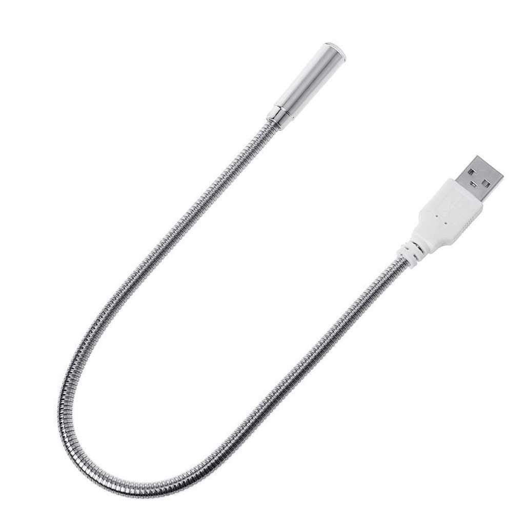 Lampka biurkowa Małe światło książki, czytelnicze światło, elastyczne ramię elastyczna lampa klawiatury USB Regulowalny regulowany wąż noc oświetlenia architekt biuro (Color : A)