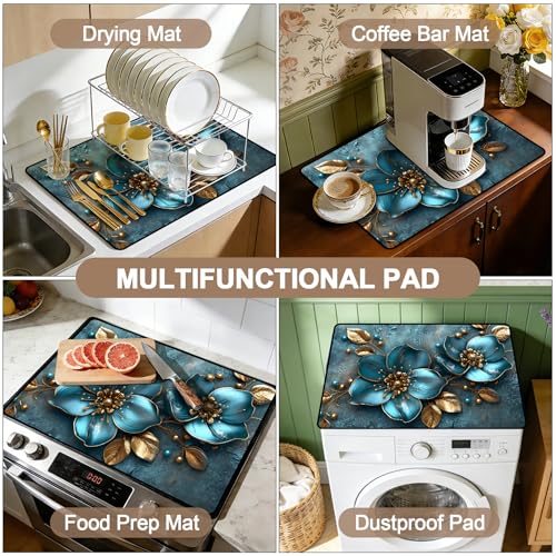 Image of Stove Guard Mat for Electric Stoves -Heat-Resistant Protector, Non-Slip Kitchen Counter Mat Stylish Kitchen Decor