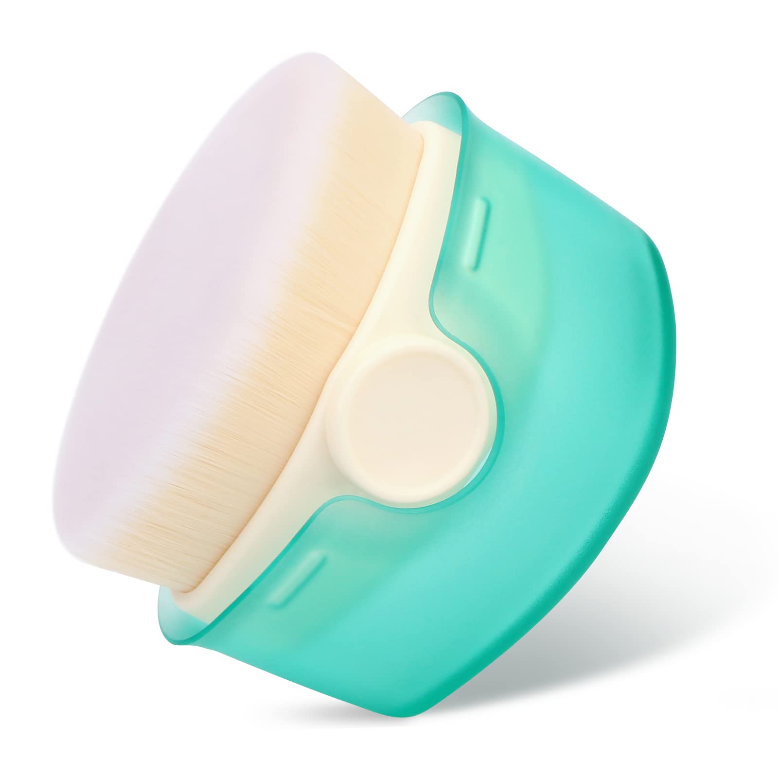 UNIMEIX Kabuki Brush Foundation Brush for Liquid Makeup Make Up Brushes Powder Brush for Cream and Flawless Powder Cosmetics (Green)